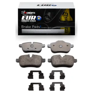 R1 Concepts 2600-1433-01 Euro Ceramic Pads & Hardware Kit